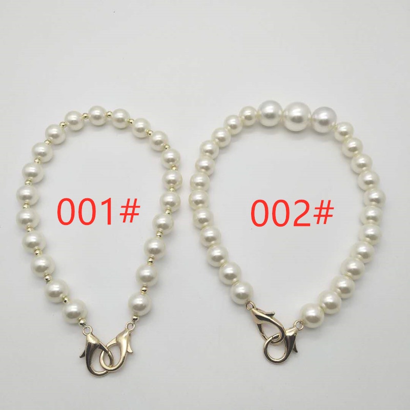 Dây chuỗi hạt ngọc trai Jasmin Noir dễ thương ngắn cho trang trí túi xách nữ