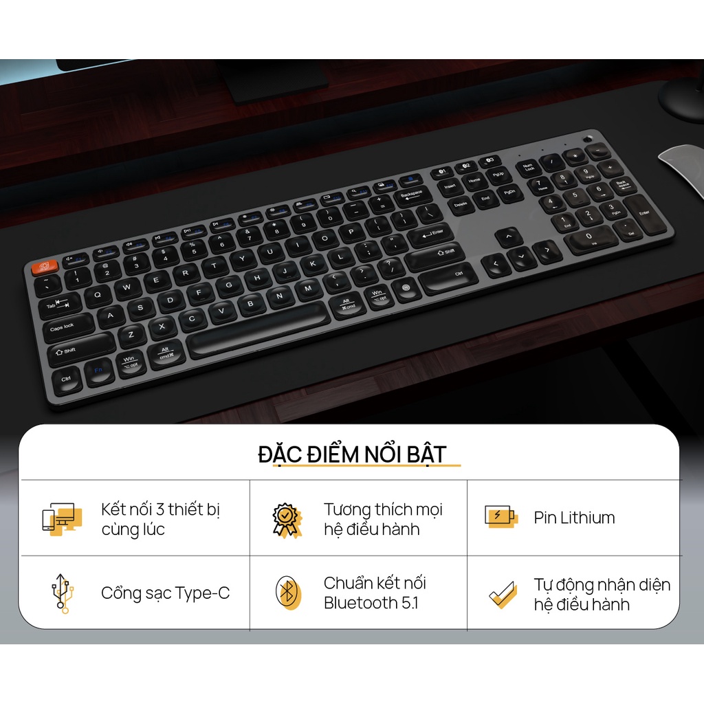 BÀN PHÍM HYPERWORK KB2