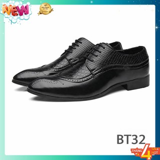 Giày công sở nam kiểu dáng dây buộc bt32