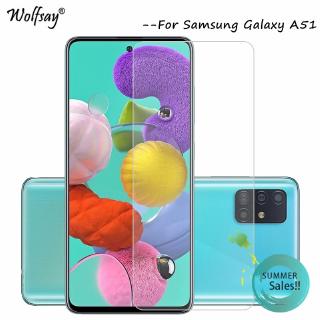 2 Kính cường lực 9H bảo vệ màn hình cho Samsung Galaxy A51
