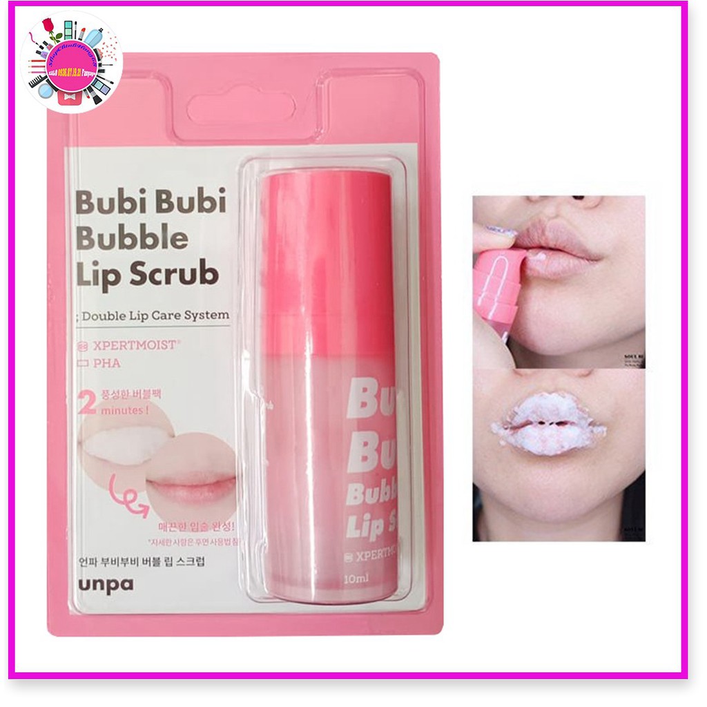 Tẩy Tế Bào Chết Môi UNPA Bubi Bubi Lip Dạng Sủi Bọt KOREA | BigBuy360 - bigbuy360.vn