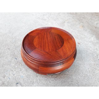 Đế không chân-Kỷ tròn-Chân để bát hương tròn gỗ hương cao cấp