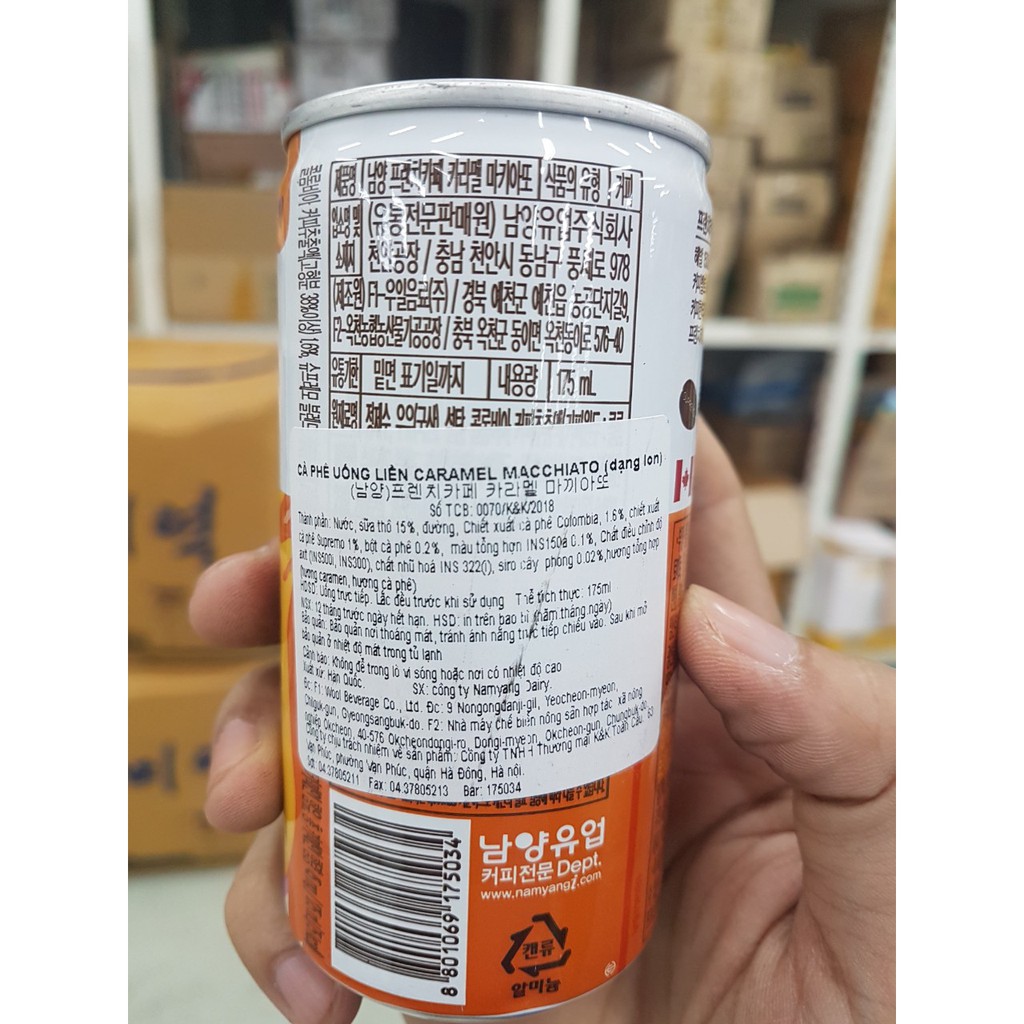 CÀ PHÊ UỐNG LIỀN CARAMEL MACCHIATO 175ML