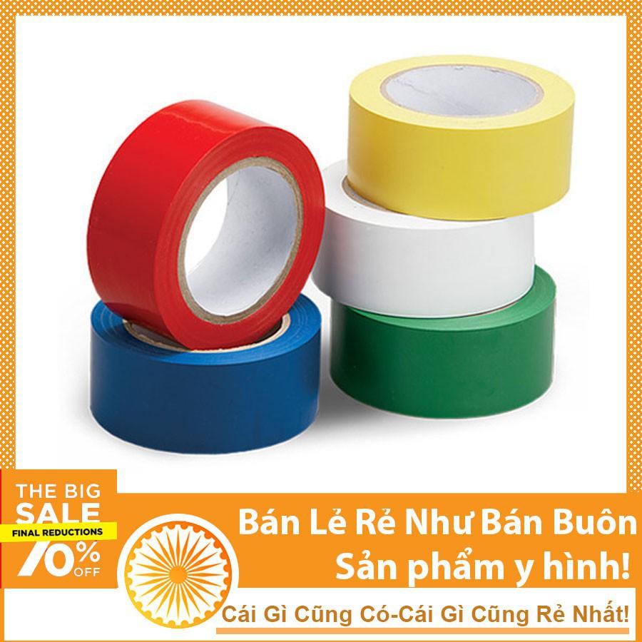 Băng dính điện nano màu đen đỏ vàng xanh