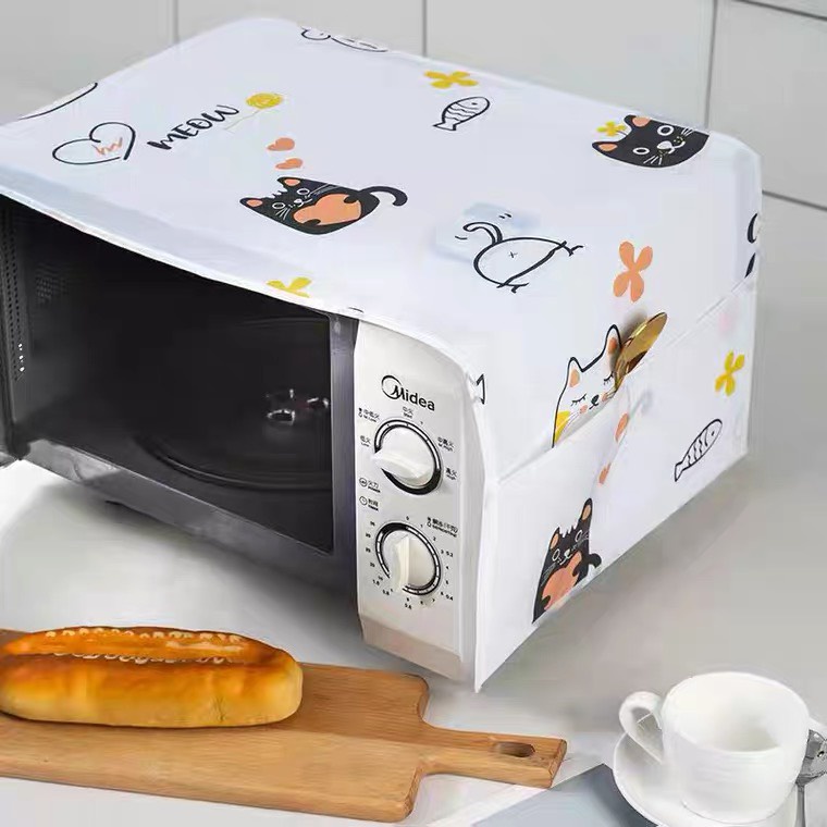 Vỏ Bọc Lò Vi Sóng, Tấm Phủ Chống Thấm Nước/Dầu Mỡ/Bụi Bẩn Tiện Dụng 88311