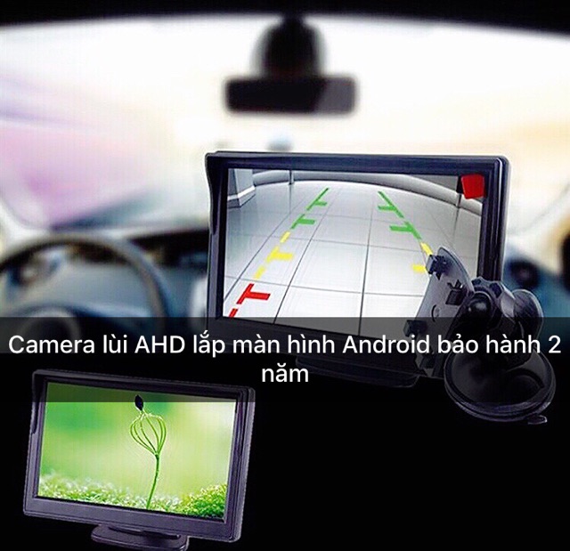 Camera lui AHD lắp màn hình android xe ô tô