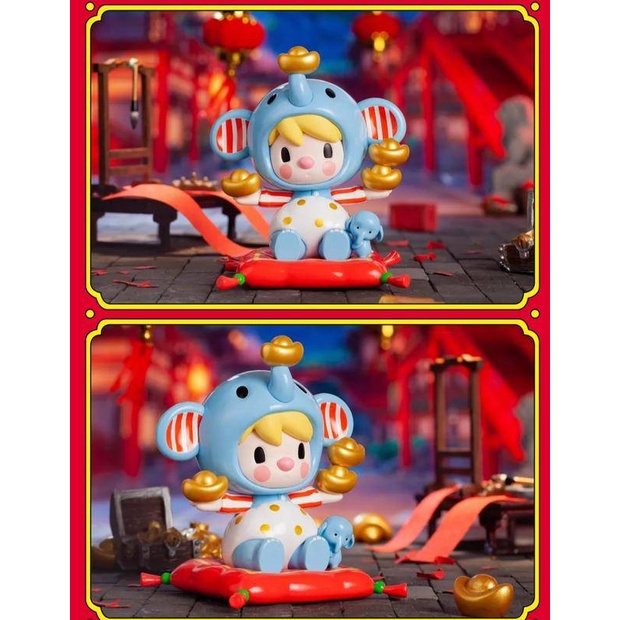 Mô Hình Nhân Vật POPMART POPMART Tiger Leap Phong Cách Trung Hoa Trang Trí Năm Mới