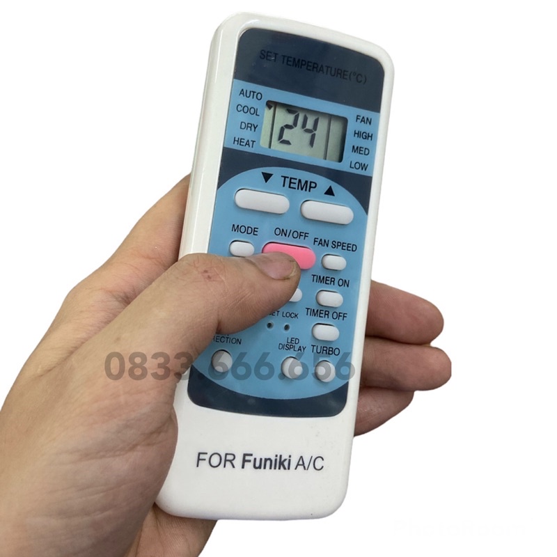 Điều khiển điều hoà Funiki hàng loại tốt - Remote máy lạnh Funiki (mẫu 2)