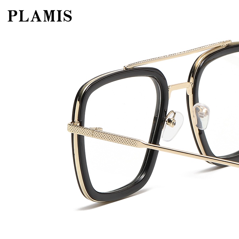 Kính mát PLAMIS gọng kim loại tròng chống tia bức xạ và ánh sáng xanh trẻ trung thời trang dành cho cả nam và nữ