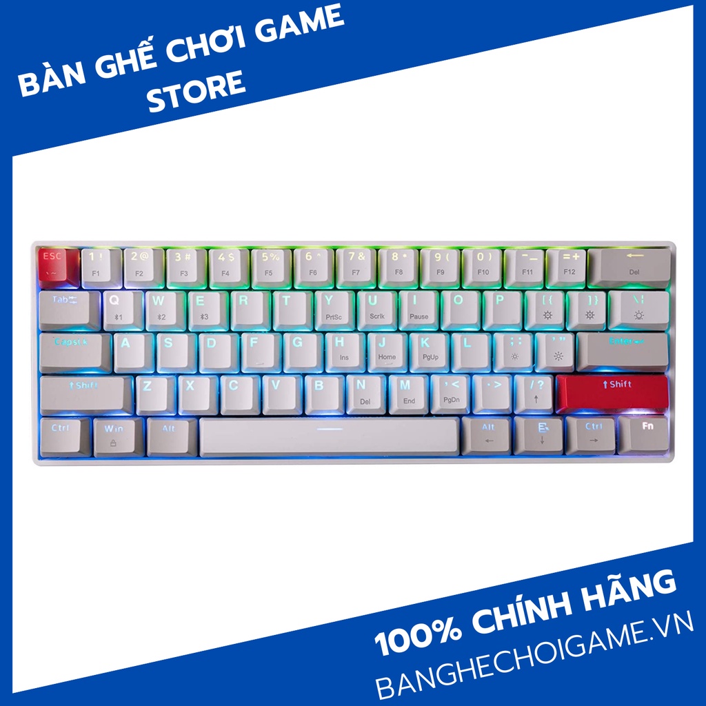 [Mã 254ELSALE giảm 7% đơn 300K] Bàn phím cơ không dây Newmen GM610 Hotswap Outemu Switch (Blue/ Brown/ Red/ Purple)