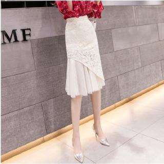 Chân Váy Ren Đuôi Cá Thanh Lịch Cho Nữ