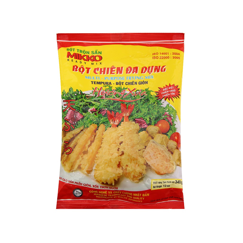 Bột chiên đa dụng Mikko gói 340g