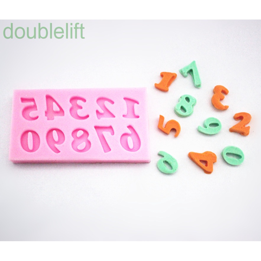 Khuôn silicone làm bánh hình số Ả Rập