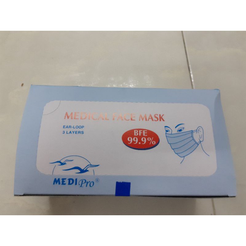 Khẩu trang y tế MediPro hộp 50