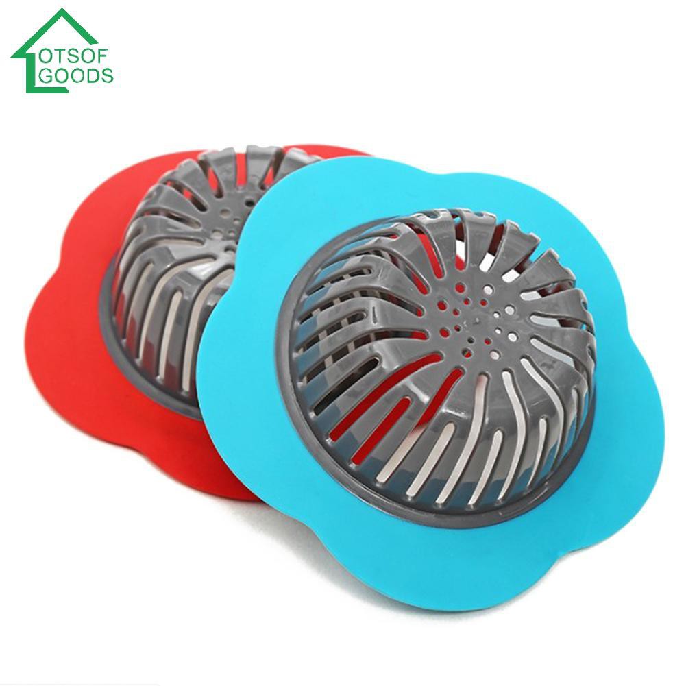 Kitchen Flower Sink Strainer Drain Filter Bathroom Hair Trap