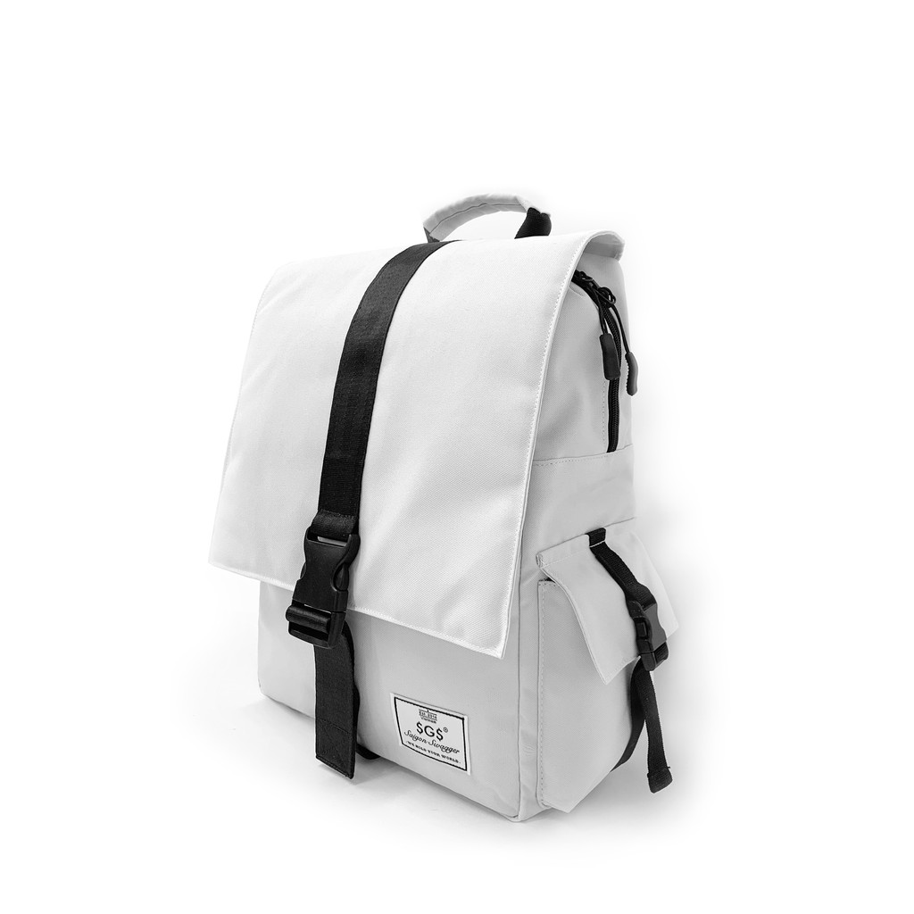 Balo Nắp Dài SAIGON SWAGGER® SGS Flapped Backpack-Ngăn Chống Sốc 15inch