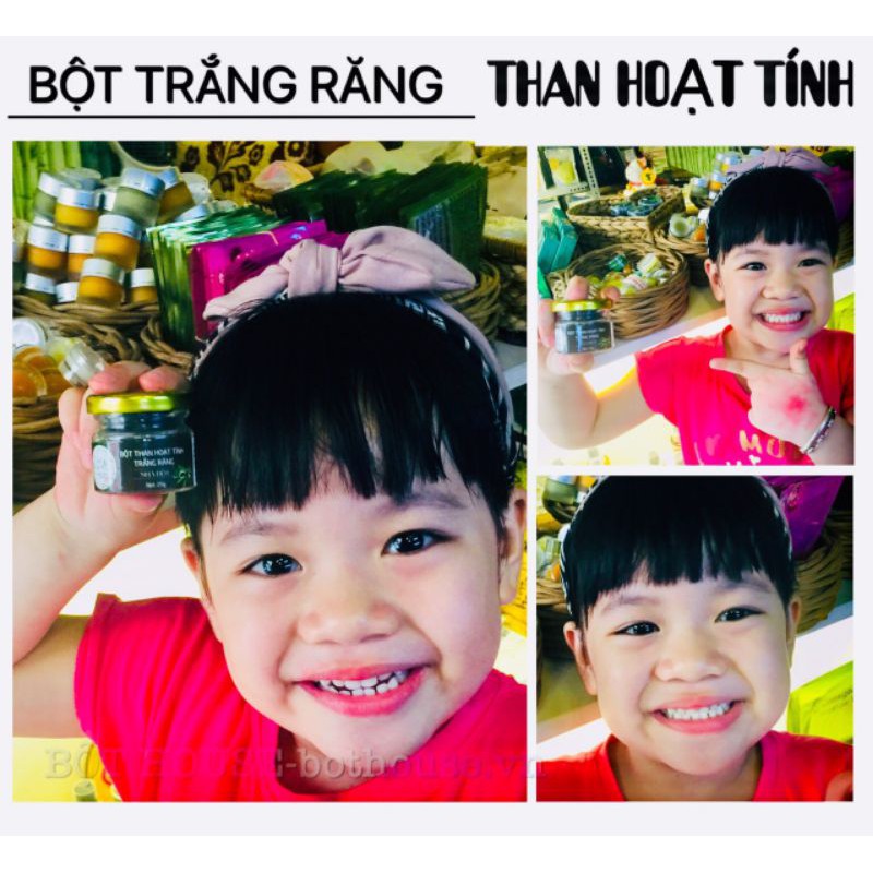 BỘT ĐÁNH RĂNG THAN HOẠT TÍNH HANDMADE NHÀ BỘT