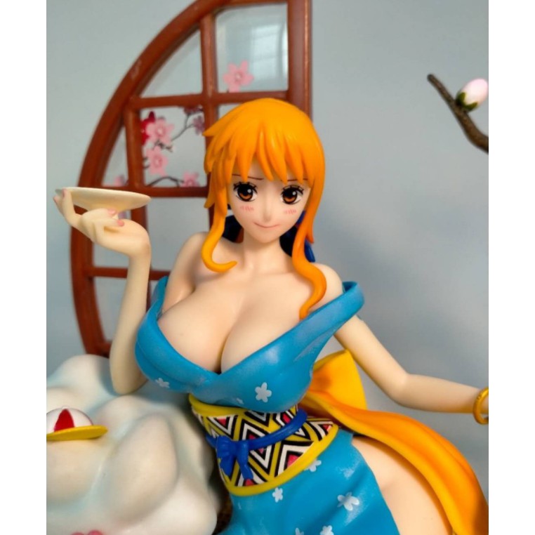 Mô Hình Nhân Vật Nami và Zeus Wano 26cm - One Piece