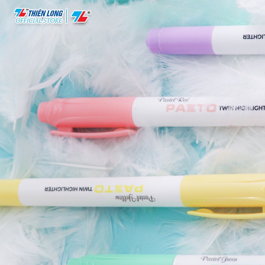Bút dạ quang màu Pastel Thiên Long Pazto HL-016
