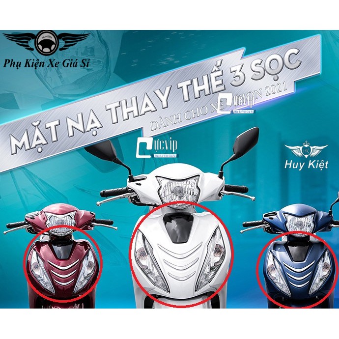 Mặt Nạ Thay Thế Vision 2021 Kiểu Ý 3 Sọc MS3844