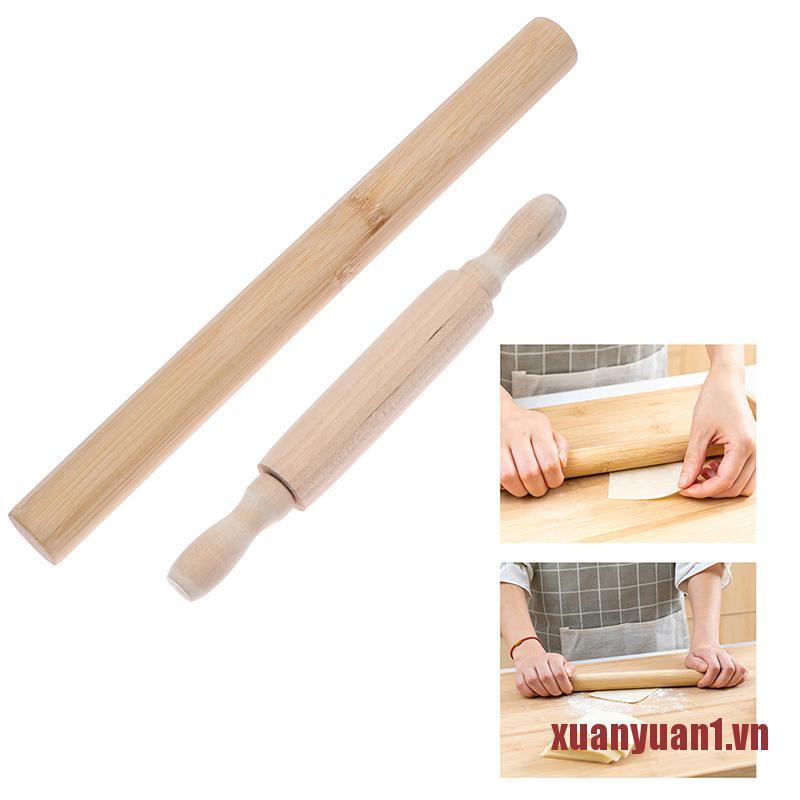 Cây Lăn Bột Làm Bánh Bằng Gỗ Chống Dính Tiện Dụng