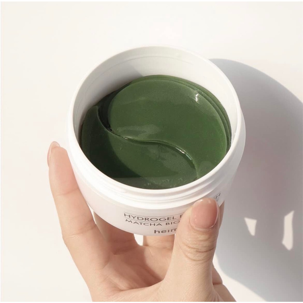 [HEIMISH] Mask mắt chống oxy hoá  Matcha Biome Hydrogel hộp 60 miếng