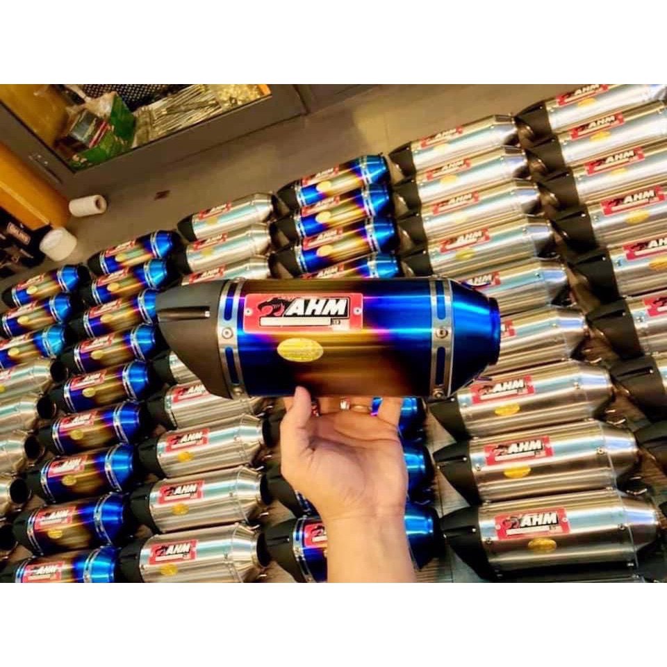 Pô AHM M3 Titan và Bạc Tặng Kèm Tiêu Pô, Ốc bắt lò xo