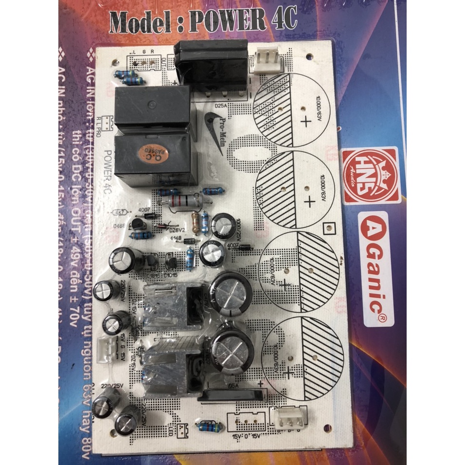 BO NGUỒN 4 TỤ: POWER 4C