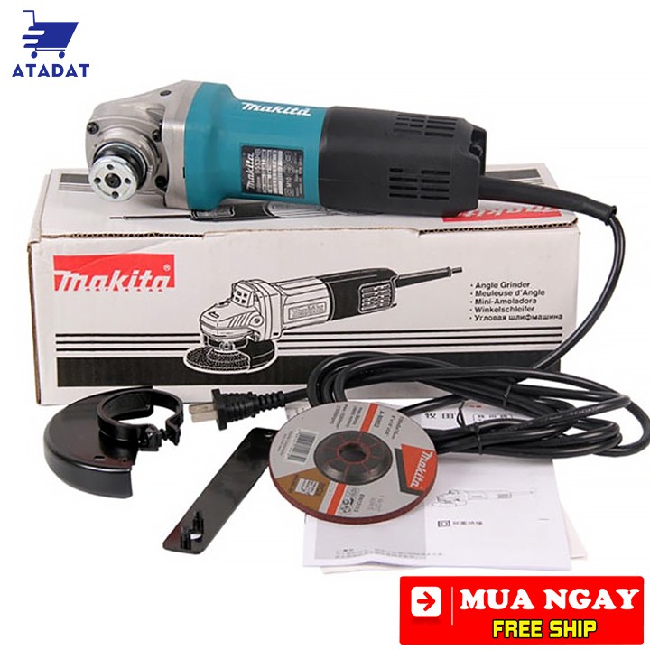 [FreeSHIP] Máy mài, máy cắt cầm tay MAKITA 9556, Công suất 860W Lõi Đồng, Máy cắt sắt, tường, gỗ - May mai goc