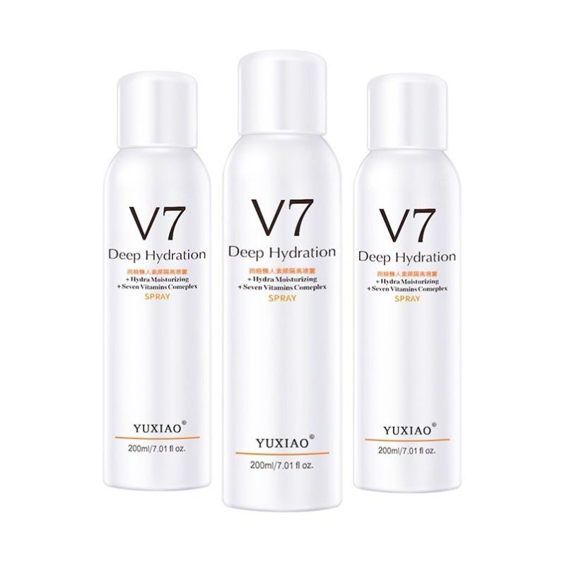 Xịt Khoáng Trang điểm chống nắng kiềm dầu V7 Toning Skin