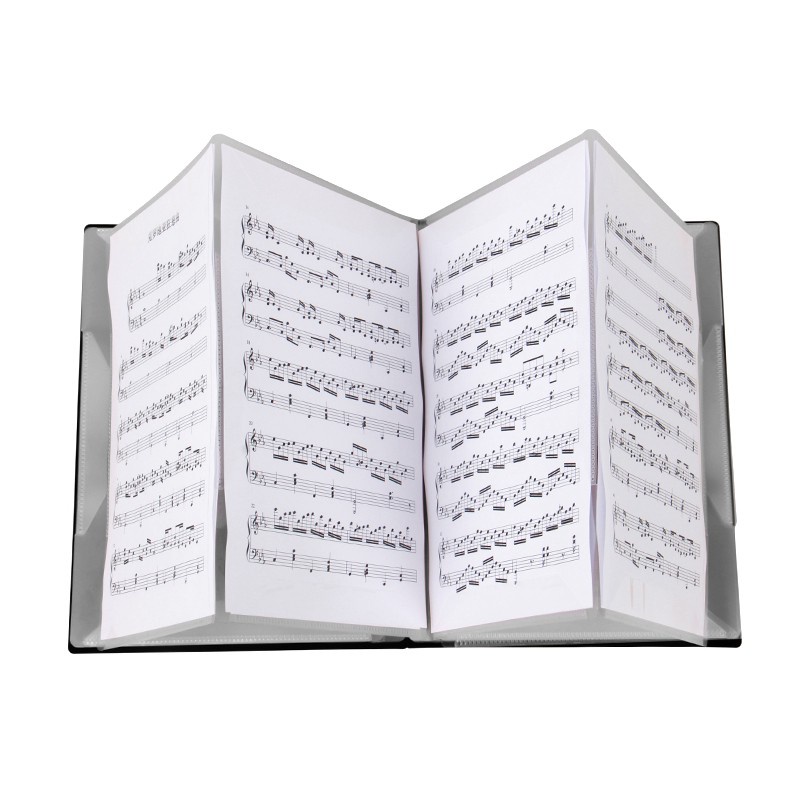 Flatsons 20 Pages Piano Smooth Expanded Sheet Music Score Folder