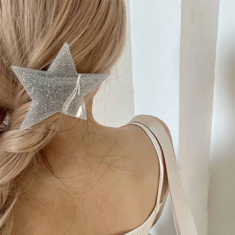 Kẹp Tóc Hình Ngôi Sao Phong Cách Gothic Thời Trang Cho Nữ