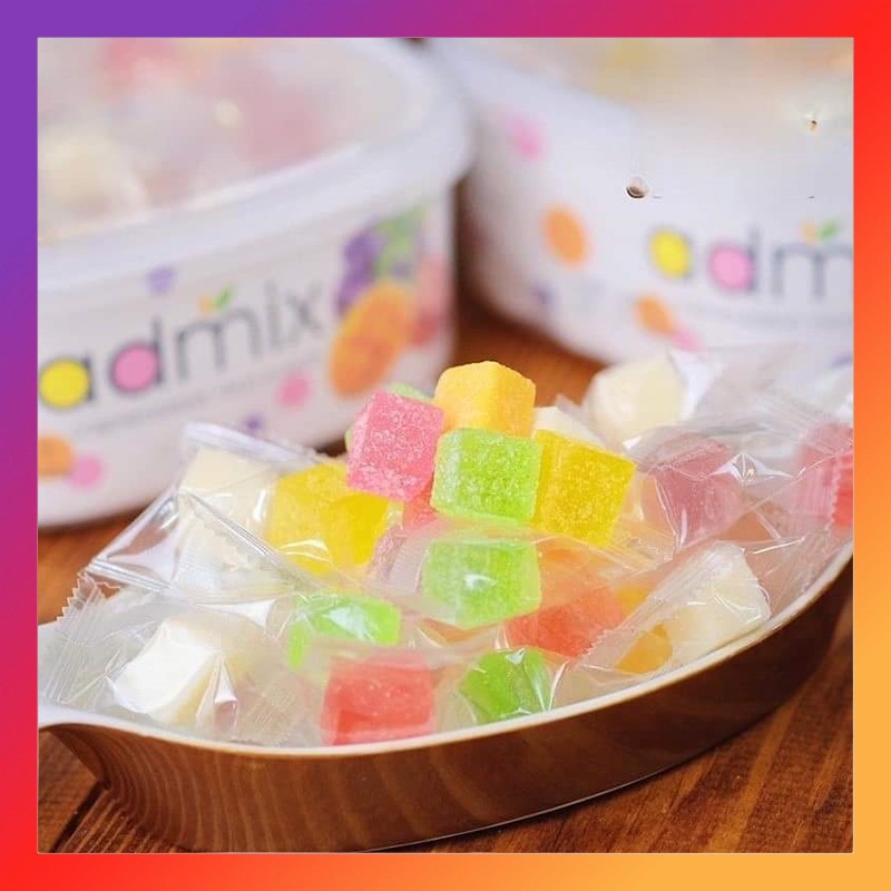 Kẹo Dẻo Trái Cây ADMIX - Hộp 308g - Ăn Vặt Miễn Chê - Trái Cây Sấy Nhi Nhi Store