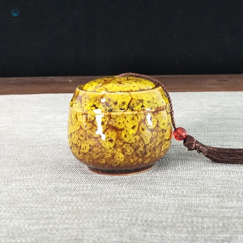 Bình Trà / Cà Phê / Kẹo / Trà Bằng Sứ Phong Cách Trung Hoa Độc Đáo Tiện Dụng Cho Gia Đình / Du Lịch