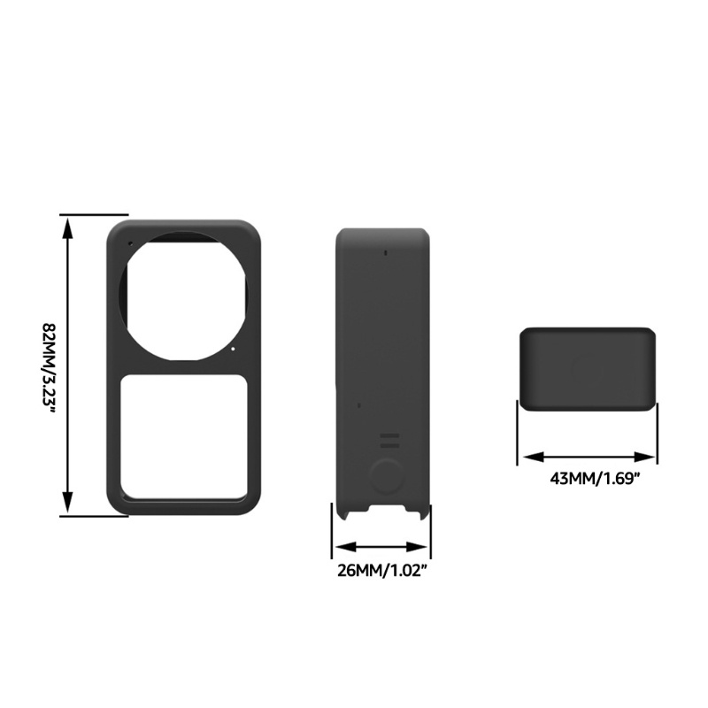 Ốp Lưng Chất Liệu Silicone Cho dji Action 2