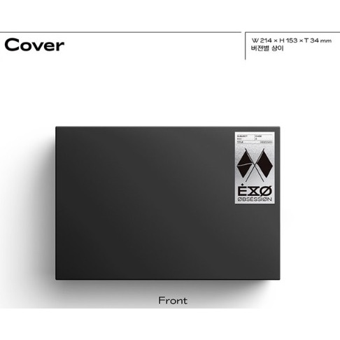 Album EXO OBSESSION  nguyên seal