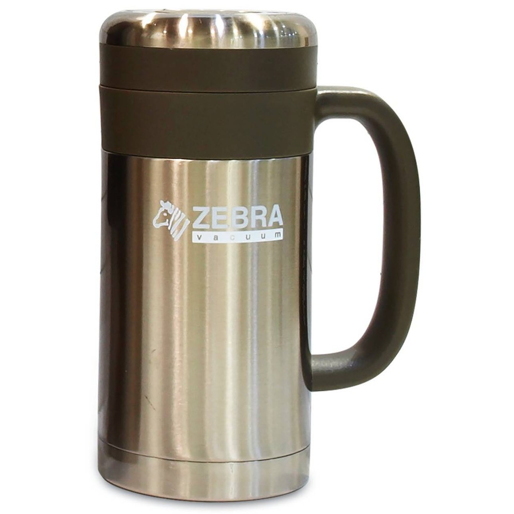 CA GIỮ NHIỆT ZEBRA THÁI LAN INOX 0.45L - 112907 có tay cầm