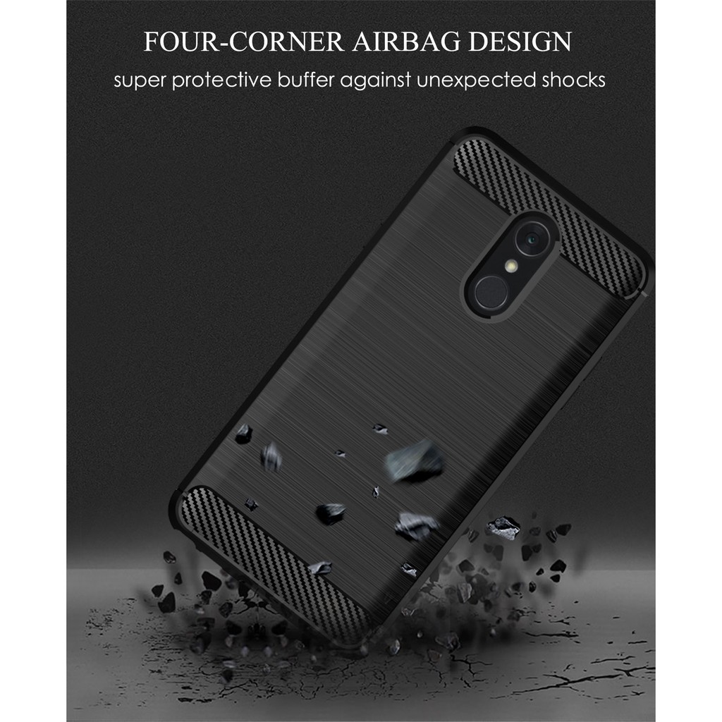 Ốp Điện Thoại TPU Silicon Mềm Chống Rơi Chống Sốc Cho LG Stylo 4 / Q8 2018 / Q Stylo Plus