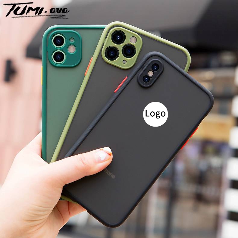 Ốp điện thoại mềm màu kẹo bảo vệ camera cho Iphone 11 12 Pro Max 6 6s 7 8 Plus Xr Xsmax X Xs Se 2020