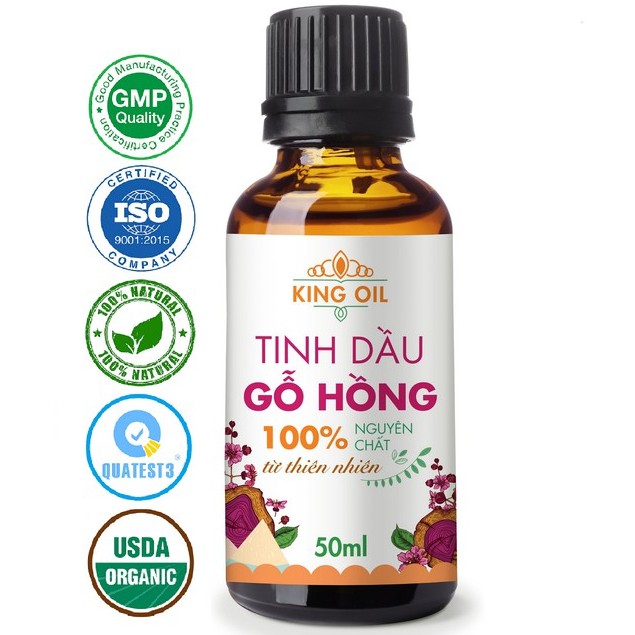 Tinh dầu gỗ Hồng | Rosewood Essential Oil | nguyên chất 100% từ thiên nhiên - KingOil