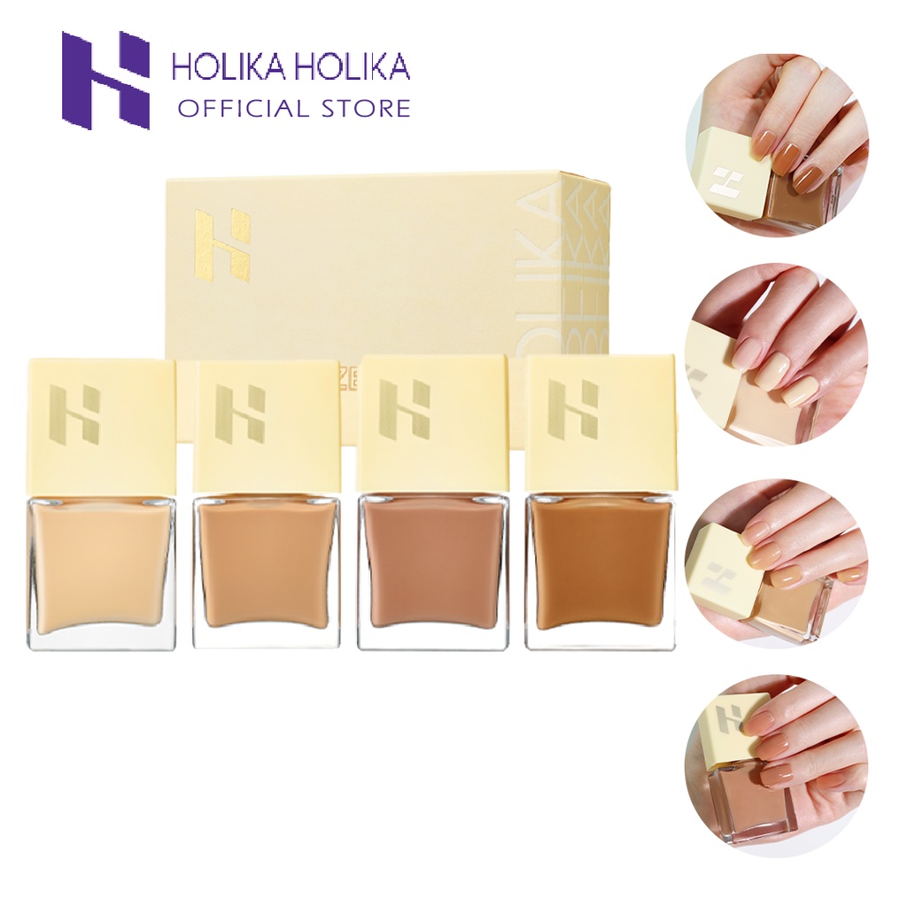 Set sơn móng tay Holika Holika Butter&Better 10ml (có bán lẻ)