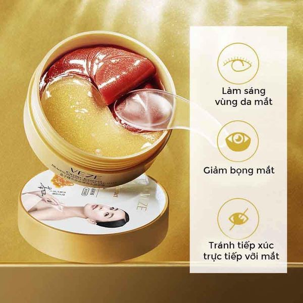 🍓 Mặt Nạ Mắt 2 Màu Caviar Extract Dragon Blood Crytal Eye Mask Dưỡng Trắng,Giảm Thâm Quầng, Giảm Nhắn Vùng Da Mắt | BigBuy360 - bigbuy360.vn
