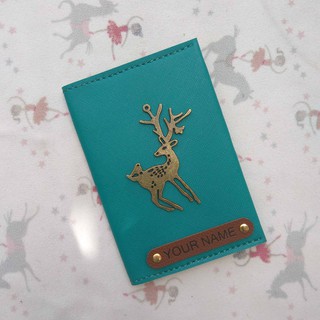 Bao passport in tên của bạn (Màu xanh ngọc)