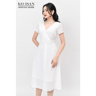 Đầm xòe vạt chéo KOISAN đơn giản tinh tế 21056605