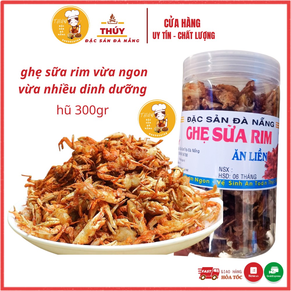 Ghẹ sữa rim gia vị ăn liền Thúy Đặc Sản Đà Nẵng loại 1 thơm ngon giàu dinh dưỡng chuẩn vị nhà làm