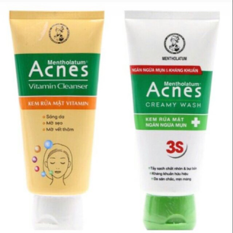 (CHÍNH HÃNG) Sữa Rửa Mặt Acnes 100g