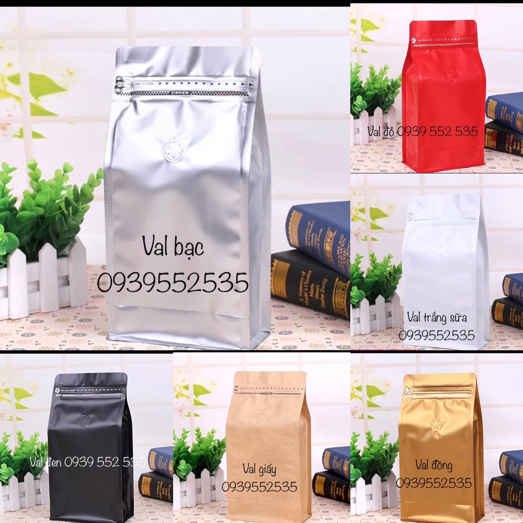 Túi cafe đóng sẵn val 1 chiều
