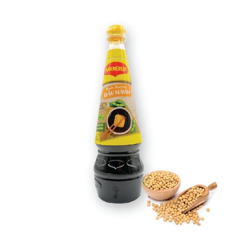 NƯỚC TƯƠNG MAGGI 700ml nắp đỏ , nắp vàng