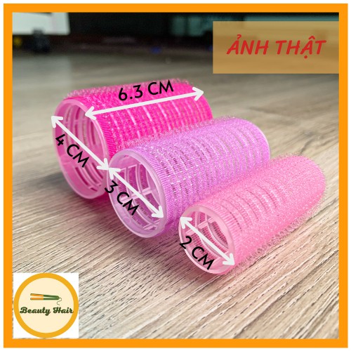 Lô cuốn tóc tự dính nhiều size