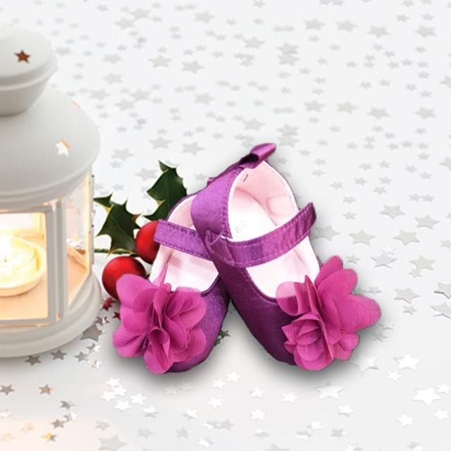 Giày trẻ em - Giày búp bê hoa cho bé gái - Giày bé gái